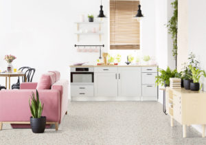 Maison & Jardin magazine Confetti beige Gerflor
