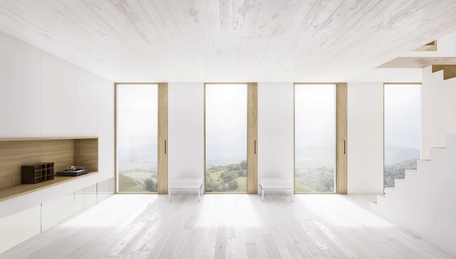 Maison & Jardin magazine aime les volumes de l'architecture de Ludovic Zacchi