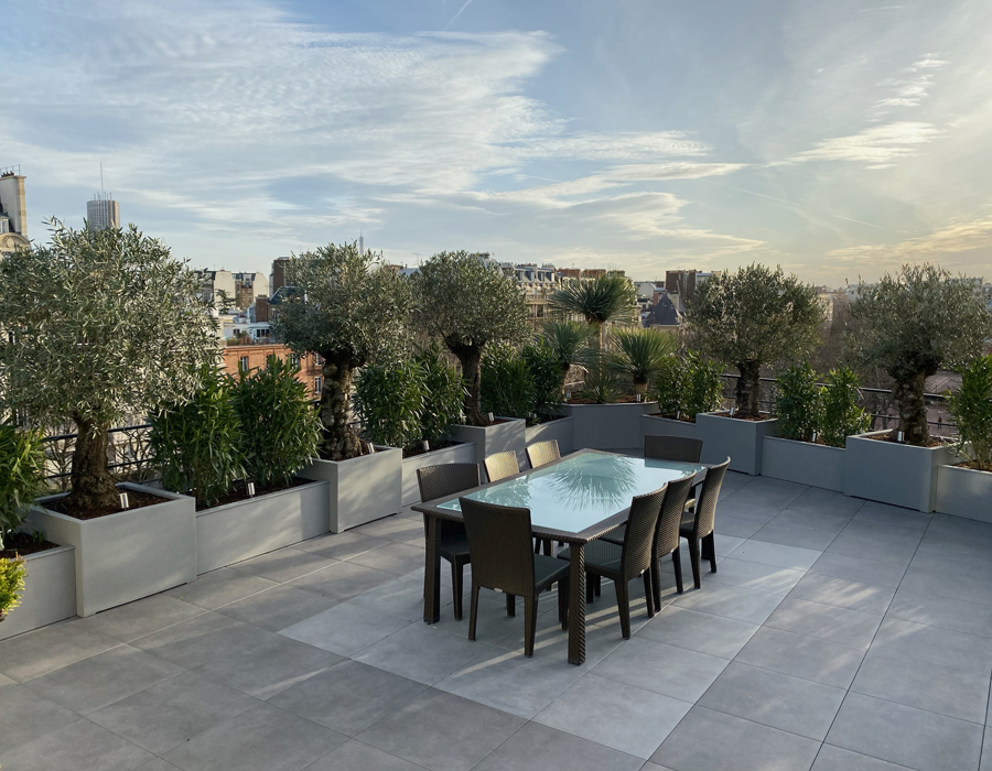 Maison & Jardin magazine aime les aménagements paysagers urbain de Déco Terrasse