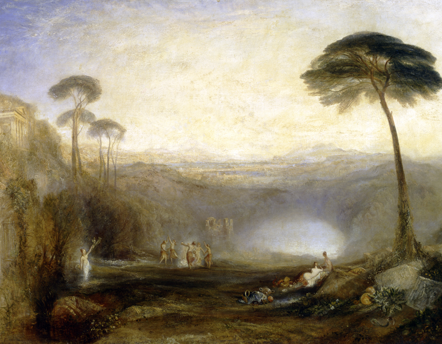 J. M. W. Turner (1775 – 1851), Le Rameau d’or, exposé en 1834, huile sur toile, 104,1 x 163,8 cm, Tate, offert par Robert Vernon, 1847, Photo © Tate