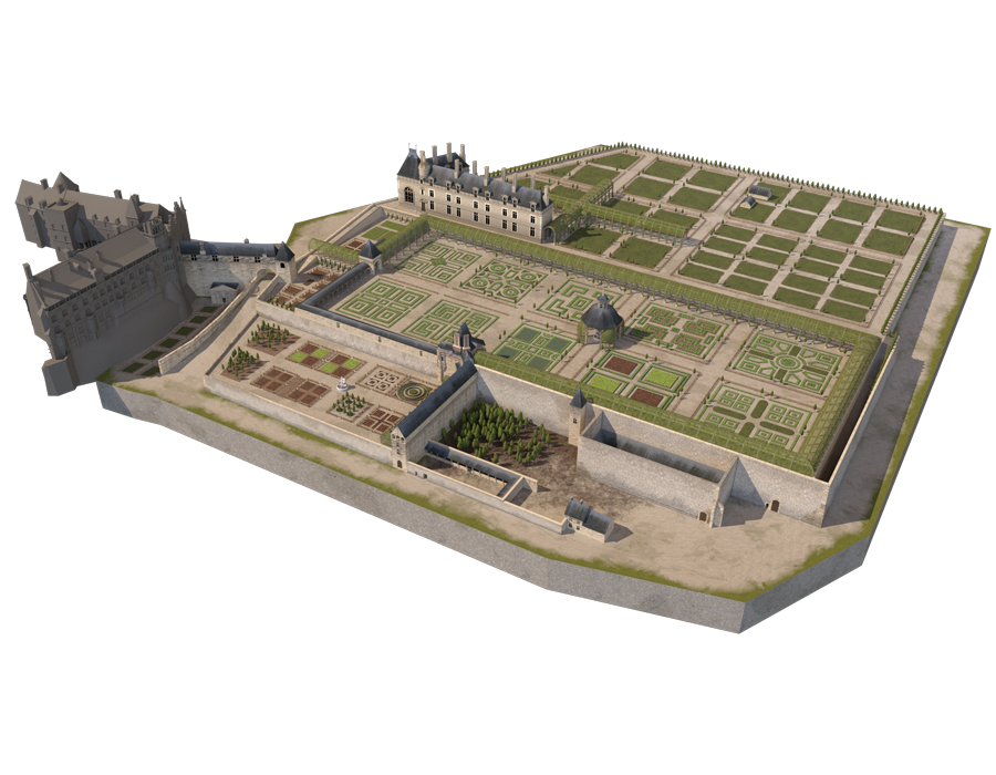 La reconstitution du jardin de Blois