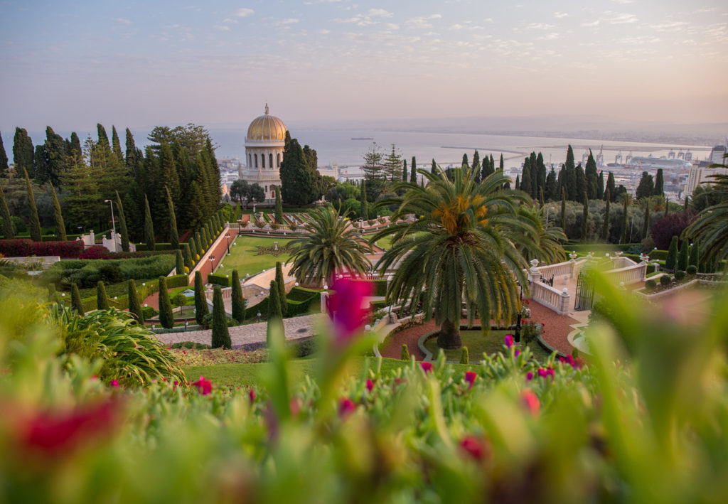 Les jardins de Bahá'i à Haïfa