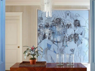 C'est une maison bleue !