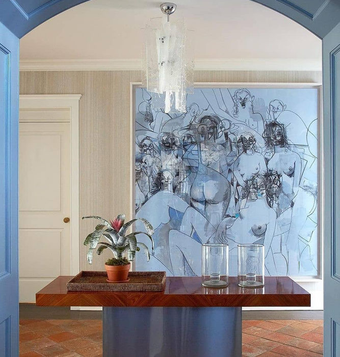 C'est une maison bleue !