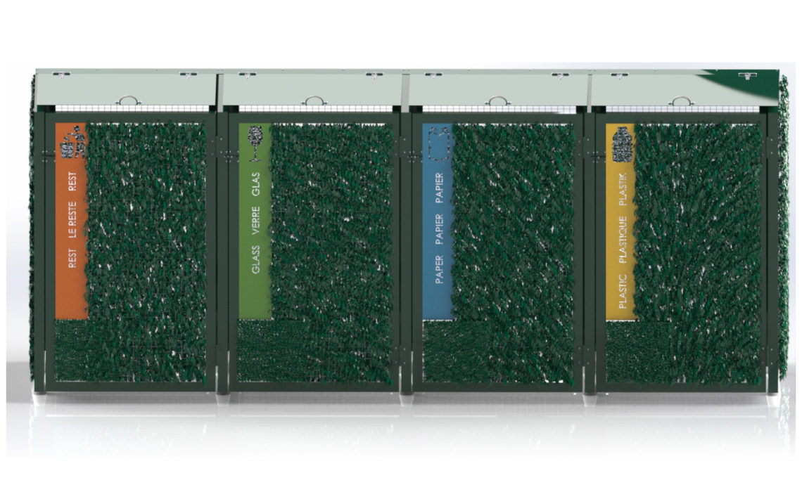 Les abris poubelles à l'heure du design