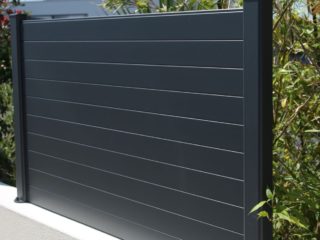 Une clôture en aluminium sinon rien !