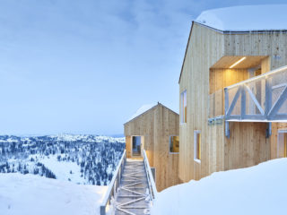 Les chalets de Powder Mountains en Utah