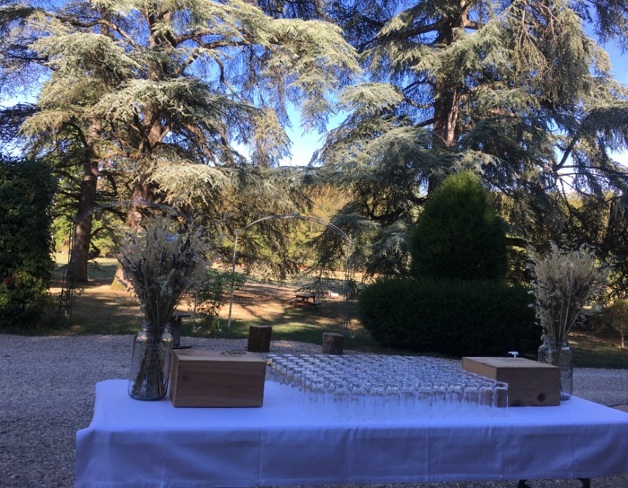 lieu de réception jardin mariage