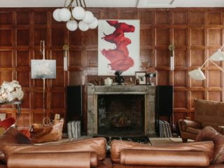 Salon chez la décoratrice d'intérieur Brigette Romanek