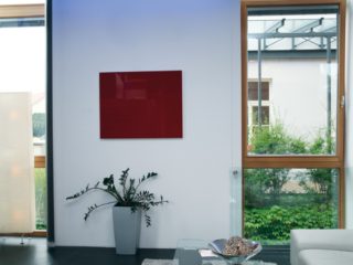 Chauffage à infra-rouge décoration sur mur