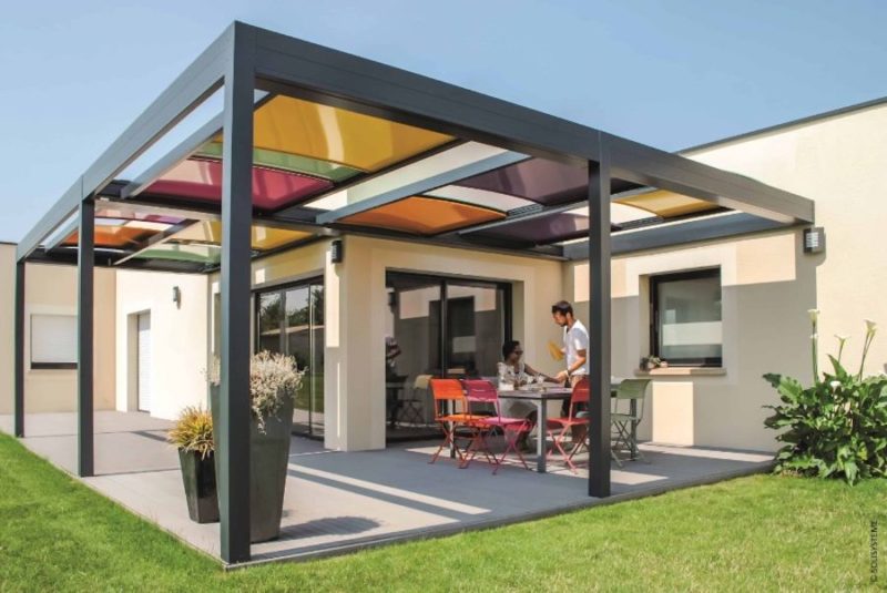 Pergolas bioclimatiques par Solisystème