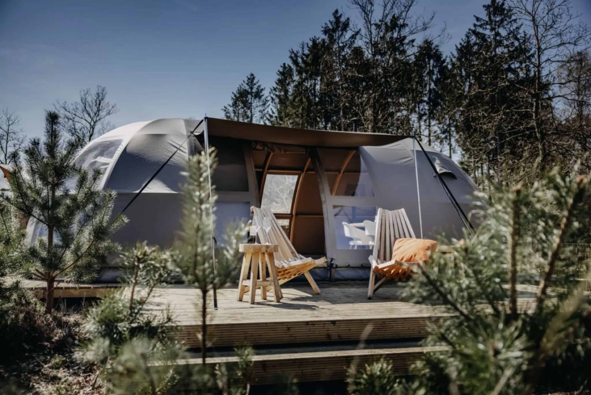 Tentes et lodges design fabriqués par DOF