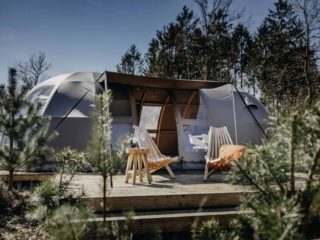 Tentes et lodges design fabriqués par DOF