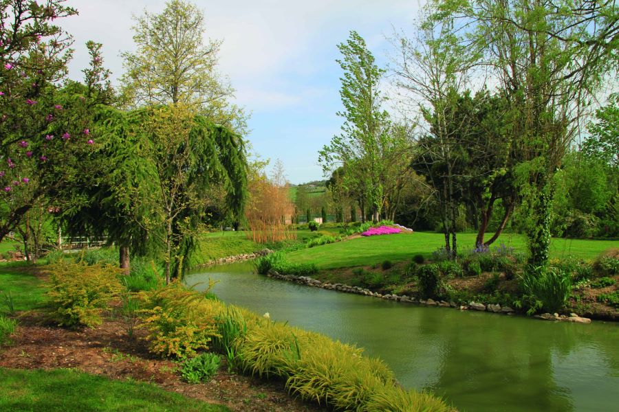 Parc Floral Jardin des Martèles au nord de Toulouse