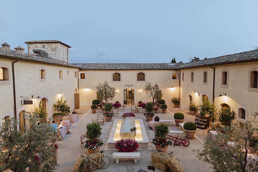 hôtel de luxe en Toscane