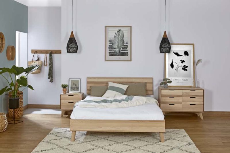 Pour votre chambre, faîtes le choix d'un lit moderne en bois