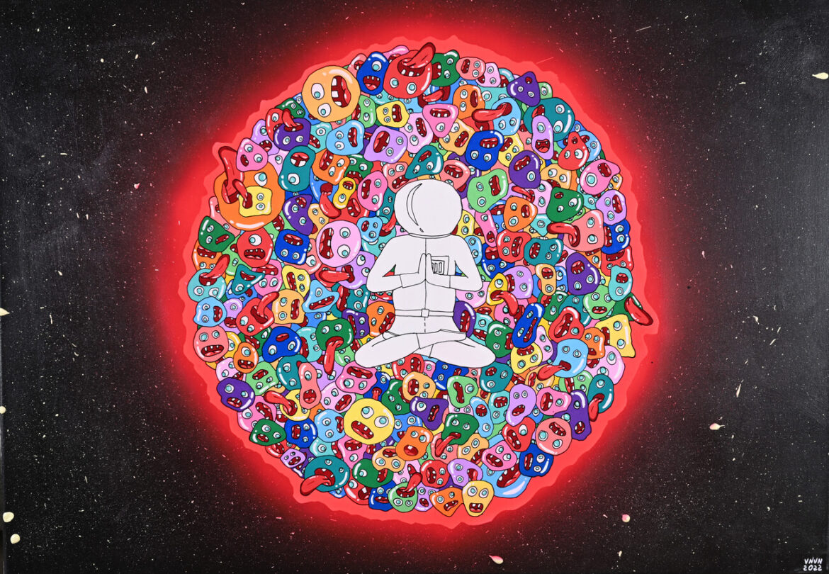 VNVN : Un artiste peintre abstrait multi récompensé VNVN : artiste peintre abstrait