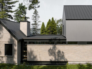 Sur Le Ruisseau : Architecture Durable au Cœur du Québec Boréal
