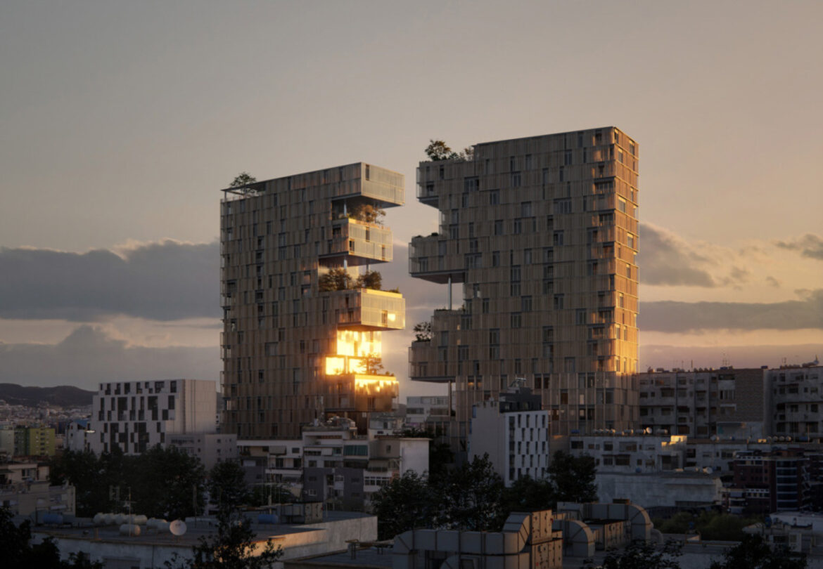 Le bâtiment Ndarja à Tirana : un espace multifonctionnel au cœur de la ville Ndarja, le nouveau bâtiment de Tirana : entre modernité et nature