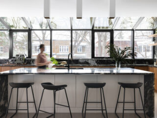 Rénovation d'une maison à Montréal : Le Borgne Rizk Architecture