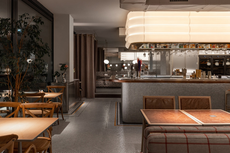 Bistro Lumo : Un Design Inspiré par l'Italie Moderne en Ukraine