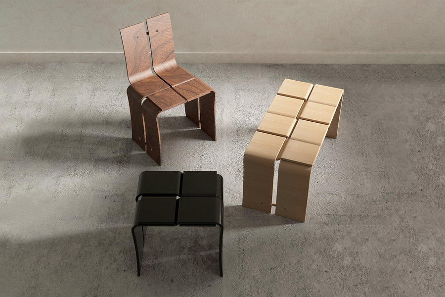 Les nouvelles collections de mobilier minimaliste hm-LI Studio