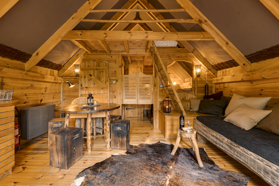 Dormir dans une cabane familiale dans les arbres