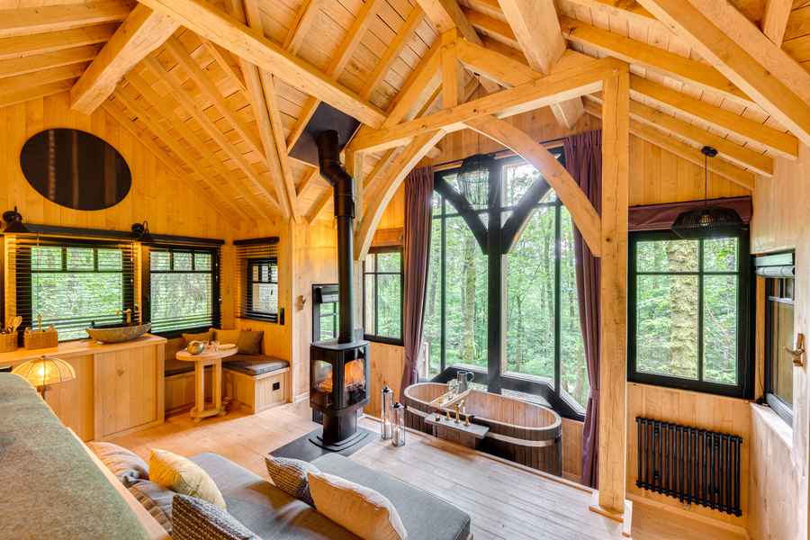 Dormir dans une cabane familiale dans les arbres