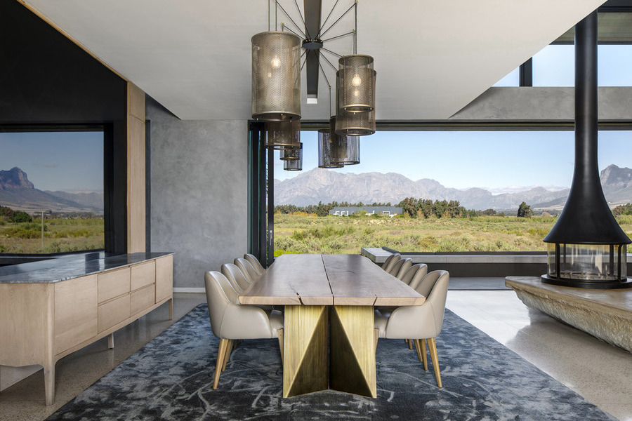 Winelands Villa : L’élégance architecturale en Afrique du Sud