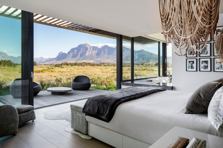 Winelands Villa : L’élégance architecturale en Afrique du Sud