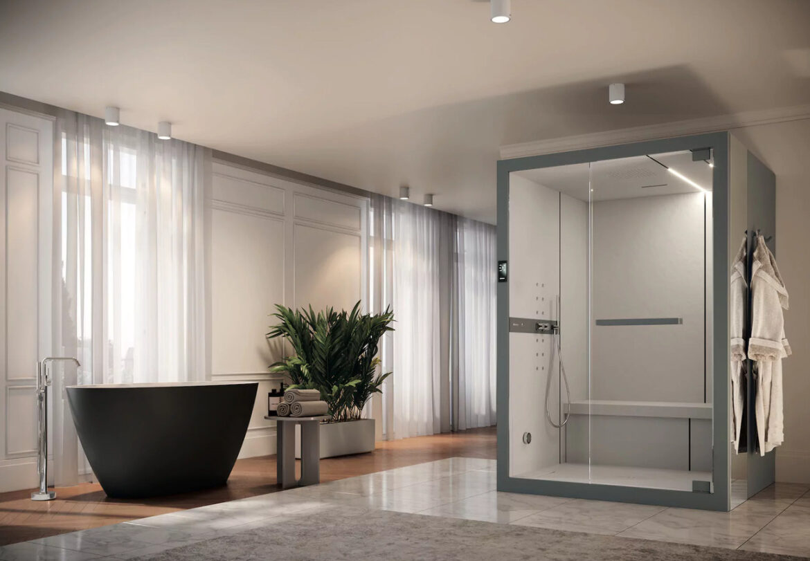 Novellini révolutionne le bien-être avec ses saunas et hammams modulables Saunas et hammams modulables par Novellini