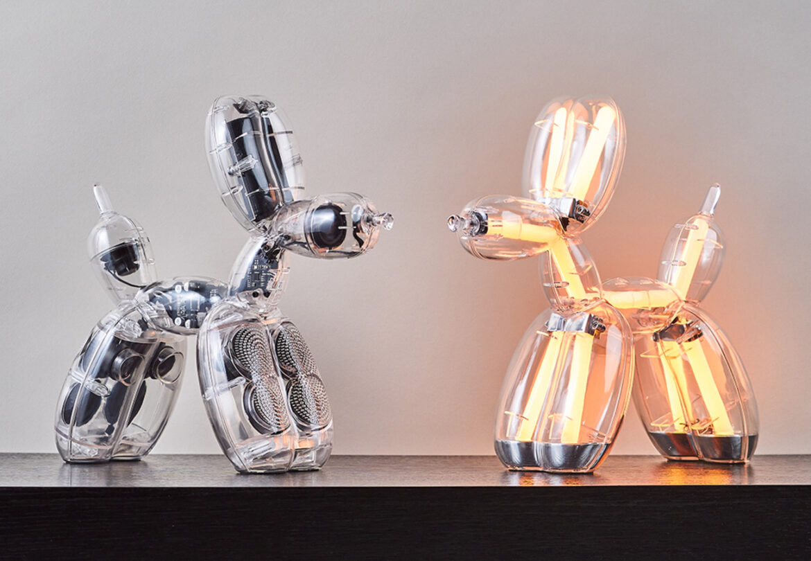 Balloon dog, Lexon et Jeff Koons collaborent pour révolutionner l’art avec la technologie Balloon Dog par Jeff Koons