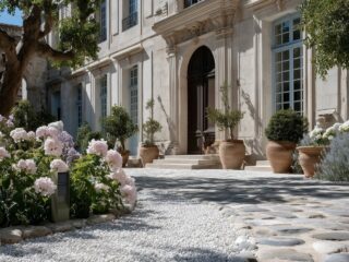 Des bornes de jardin par Modelec