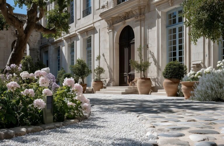 Des bornes de jardin par Modelec