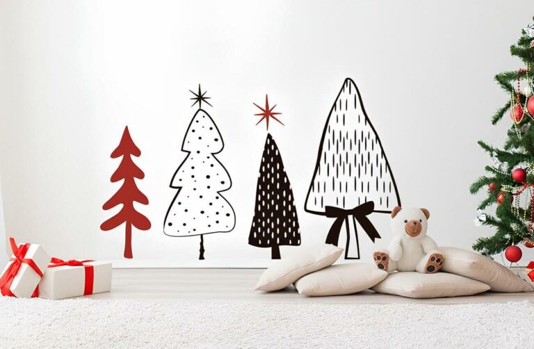 Sticker mural Noël 2025 : la tendance déco made in France signée Magic Stickers Sticker mural Noël 2025 : la déco made in France par Magic Stickers