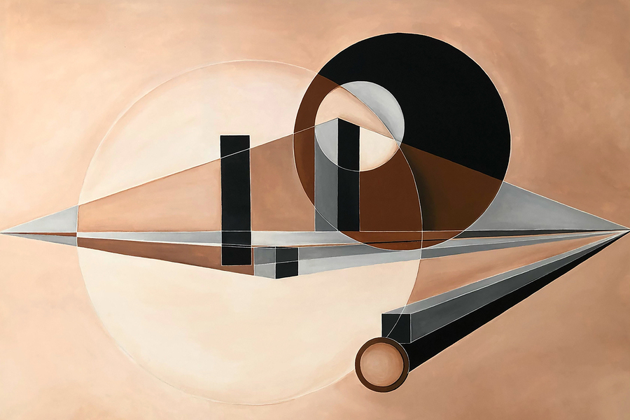 Une artiste plasticienne en équilibre sur un fil