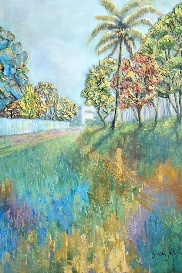 Une artiste peintre à découvrir aux œuvres lumineuses