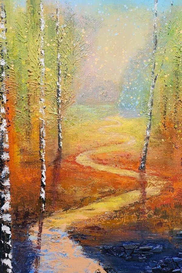 Une artiste peintre à découvrir aux œuvres lumineuses