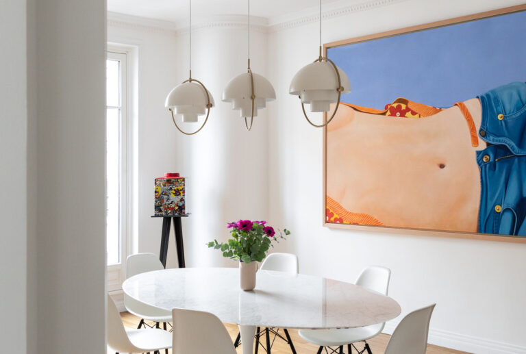 Rénovation d’un appartement à Paris : le projet Rousseau par Elodie Sierocki