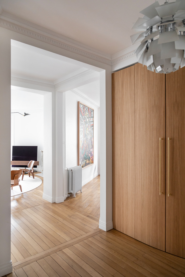 Rénovation d’un appartement à Paris : le projet Rousseau par Elodie Sierocki