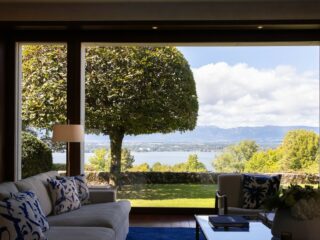 Villa de luxe à Genève : la Villa Cologny face au lac Léman