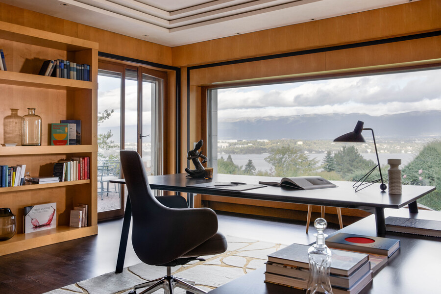 Villa de luxe à Genève : la Villa Cologny face au lac Léman