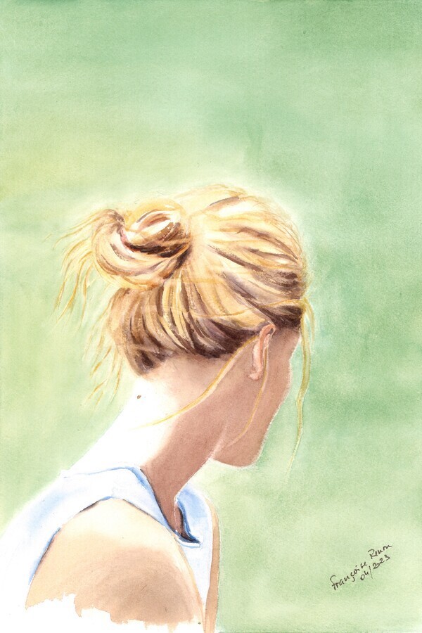 Des aquarelles figuratives pleines de tendresse – Françoise Renou-Le Stradic