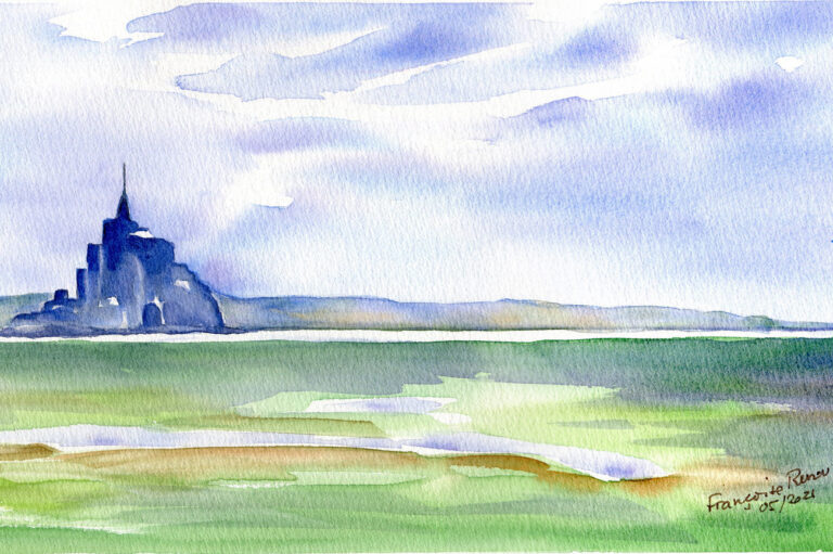 Des aquarelles figuratives pleines de tendresse – Françoise Renou-Le Stradic