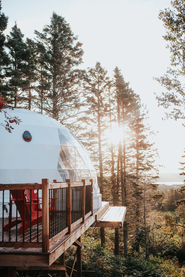 Hébergements insolites et glamping en Gaspésie – Domaine Renard