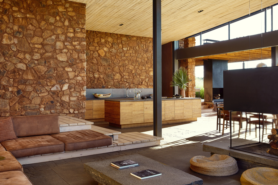 Architecture durable en Afrique du Sud : une maison invisible dans le paysage