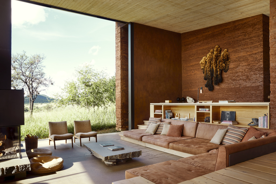 Architecture durable en Afrique du Sud : une maison invisible dans le paysage