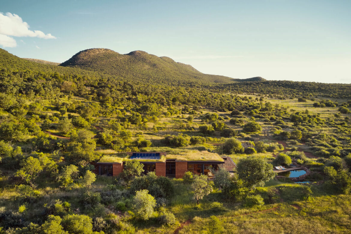Architecture durable en Afrique du Sud : une maison invisible dans le paysage