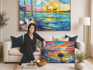 Une artiste peintre caribéenne qui raconte des histoires