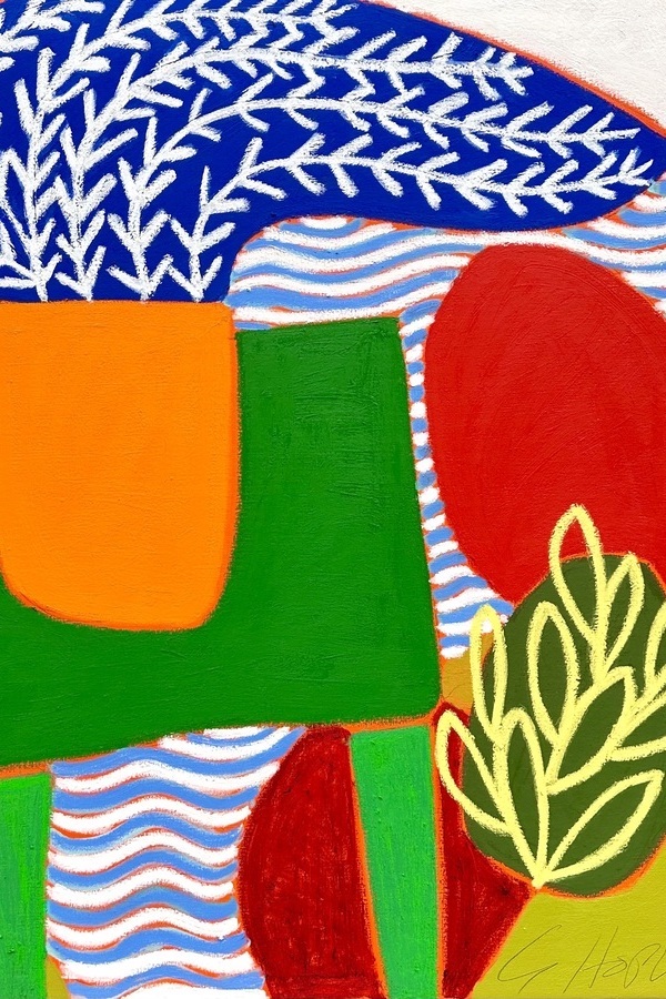 La peinture colorée contemporaine entre énergie et joie